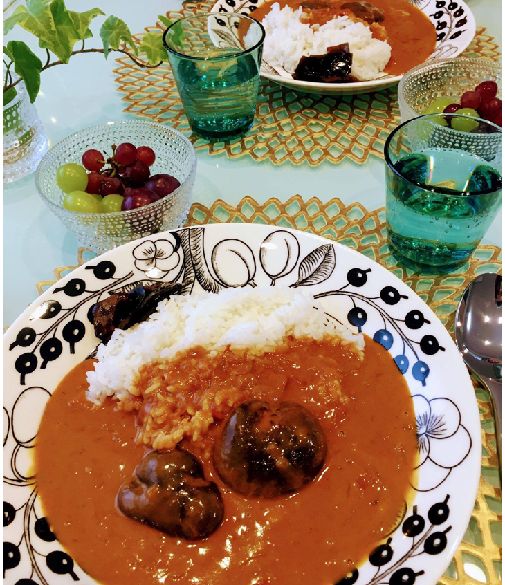 ぜいたく　どんこ椎茸カレー